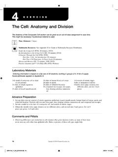 The Cell: Anatomy and Division - Holly H. Nash-Rule, PhD