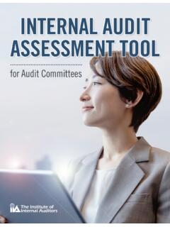 Internal Audit Assessment Tool - Institute of Internal ...