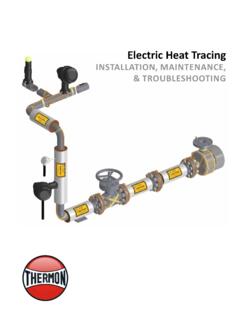Electric Heat Tracing - Thermon