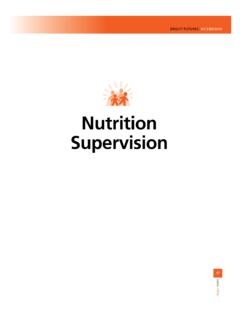Nutrition Supervision - Bright Futures