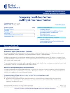 Emergency Health Care Services and Urgent Care Center ...