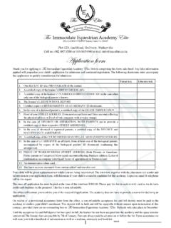 Application form - The IEA Elite