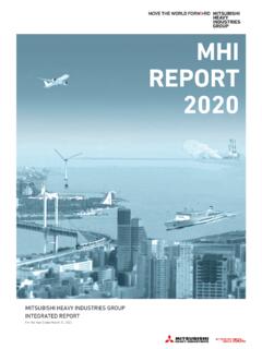 MHI Report 2020 - Mitsubishi Heavy Industries