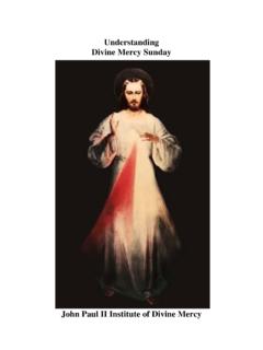 Understanding Divine Mercy Sunday