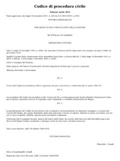 Codice di procedura civile - Studio Cataldi