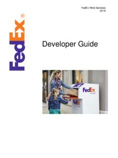 Web Services Developer Guide Global - FedEx