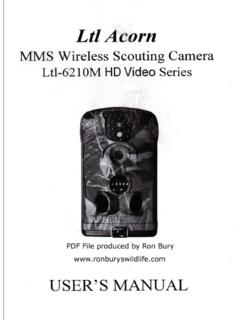 Ltl Acorn 6210M HD Video Series User Manual