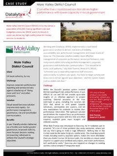 ASE STUDY Mole Valley District Council - Datalytyx