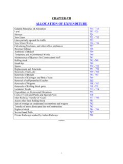 ALLOCATION OF EXPENDITURE