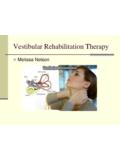 Vestibular Rehabilitation Therapy - MCCC