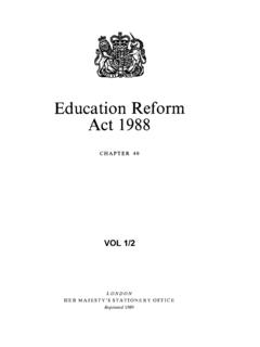 Education Reform Act - Legislation.gov.uk