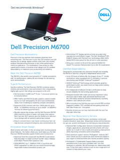 Dell Precision M6700