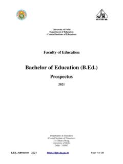 Bachelor of Education (B.Ed.)