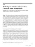 Monitoring and Evaluation in Conservation: a …