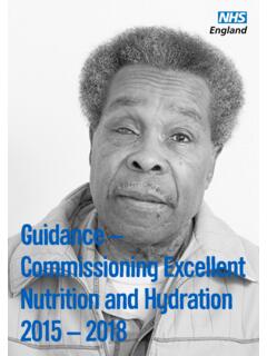 Guidance – Commissioning Excellent Nutrition and …