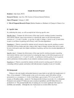 Sample Research Proposal - Yale School of Medicine