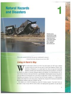 Natural Hazards and Disasters - Miami University