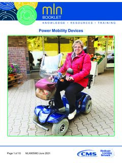 Power Mobility Devices - Centers for Medicare &amp; Medicaid ...