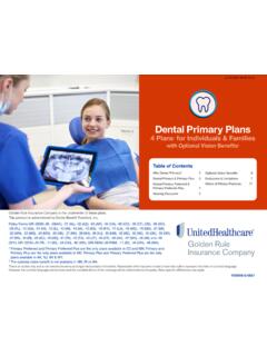 Dental Primary Plans