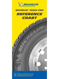 MICHELIN TRUCK TIRE REFERENCE CHART