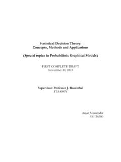 Statistical Decision Theory: Concepts, Methods and ...