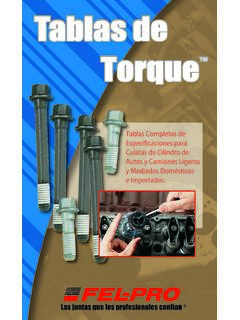 Tablas de Torque - ITACR.COM