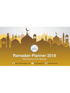 Ramadan Planner 2018 - understandquran.com