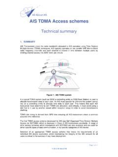 AIS TDMA Access schemes - allaboutais.com
