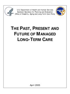 THE PAST PRESENT AND FUTURE OF MANAGED LONG-T C - …