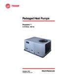 Packaged Heat Pumps - Trane