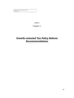 Growth-oriented Tax Policy Reform …