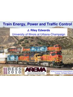 Train Energy, Power and Traffic Control
