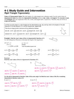 4-1 Study Guide and Intervention - MRS. FRUGE