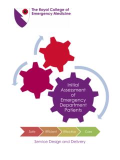 Initial Assessment of Emergency Department Patients
