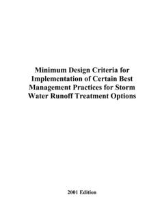 Minimum Design Criteria for Implementation of …