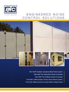 NOISE CONTROL ENGINEERED NOISE CONTROL SOLUTIONS
