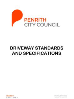 DRIVEWAY STANDARDS AND SPECIFICATIONS