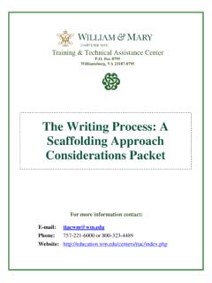 The Writing Process: A Scaffolding Approach Considerations ...