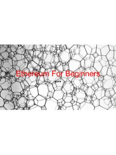 Ethereum For Beginners - Coinscrum
