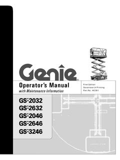Operator’s Manual First Edition Seventeenth …