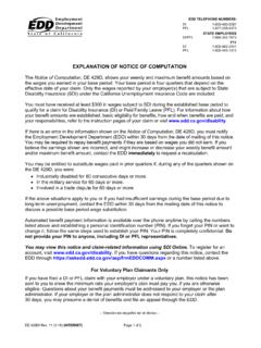 Explanation of Notice of Computation (DE 429DI Rev. 11 (3-18))