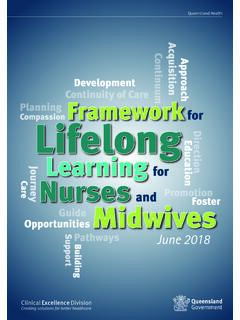 Framework for Lifelong Learning for ... - Queensland Health