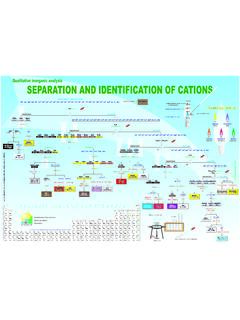 Separation and identification of cations