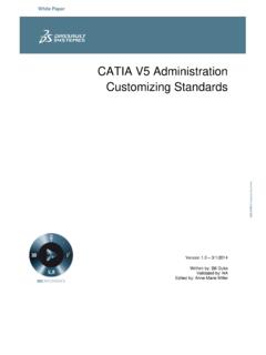 CATIA V5 Administration Customizing Standards