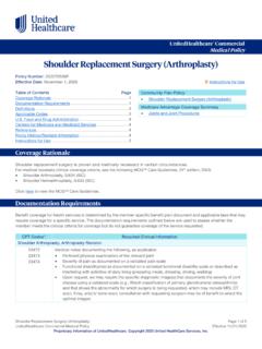 Shoulder Replacement Surgery (Arthroplasty)