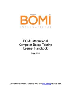 BOMI International Computer-Based Testing …