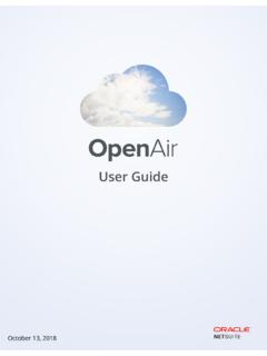 User Guide - NetSuite OpenAir