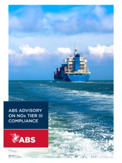 ABS Advisory on NOx Tier III Compliance