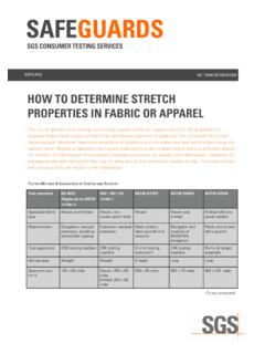 SGS-Safeguards 17909- How to Determine Stretch …