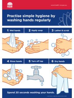 Practise simple hygiene by washing hands regularly